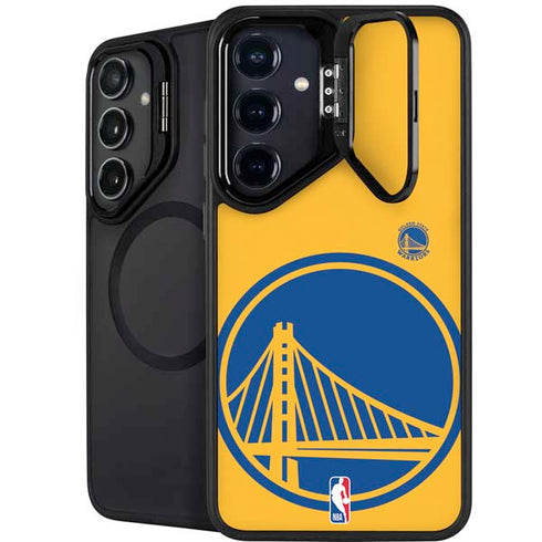 NBA Golden State Warriors Large Logo Galaxy S25 Kickstand Case
