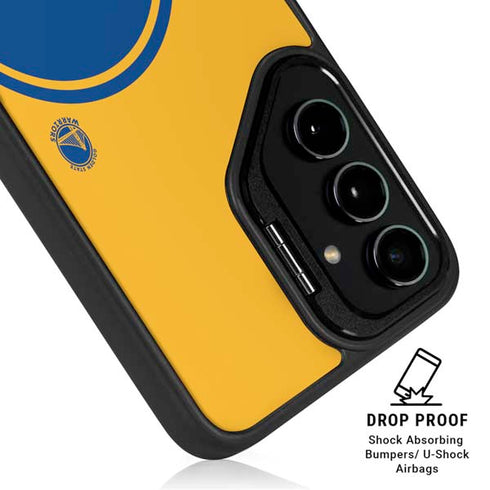 NBA Golden State Warriors Large Logo Galaxy S25 Kickstand Case