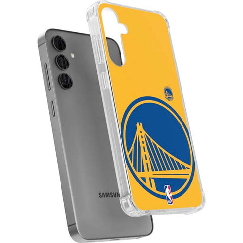 NBA Golden State Warriors Large Logo Galaxy S24 Plus Clear Case