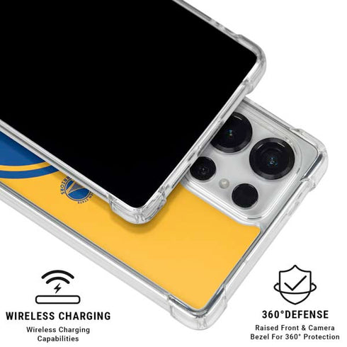 NBA Golden State Warriors Large Logo Galaxy S26 Ultra Clear Case