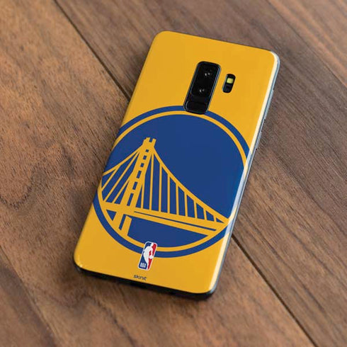 NBA Golden State Warriors Large Logo Galaxy S9 Plus Skin