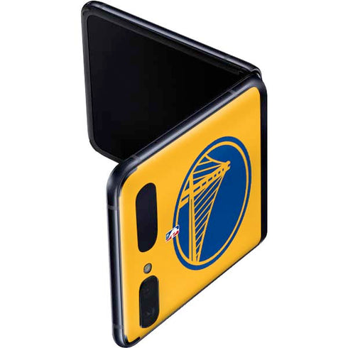 NBA Golden State Warriors Large Logo Galaxy Z Flip Skin