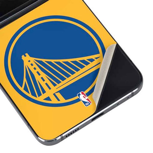 NBA Golden State Warriors Large Logo Galaxy Z Flip5 5G Skin