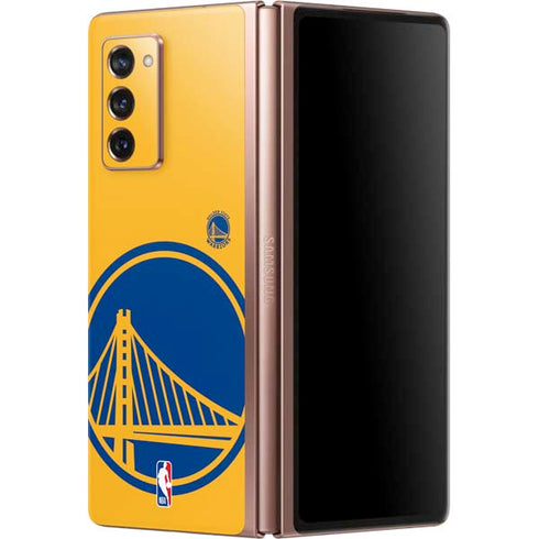 NBA Golden State Warriors Large Logo Galaxy Z Fold2 5G Skin
