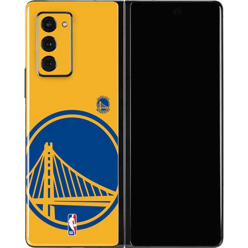NBA Golden State Warriors Large Logo Galaxy Z Fold2 5G Skin