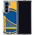NBA Golden State Warriors Large Logo Galaxy Z Fold5 5G Clear Case