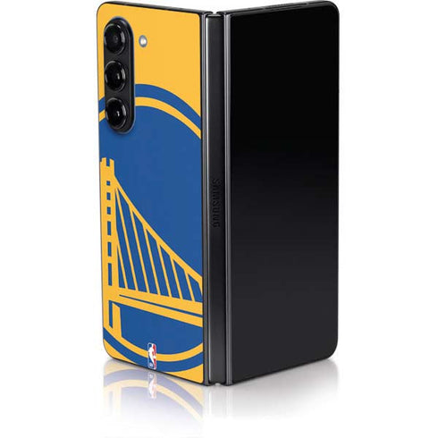 NBA Golden State Warriors Large Logo Galaxy Z Fold5 5G Skin