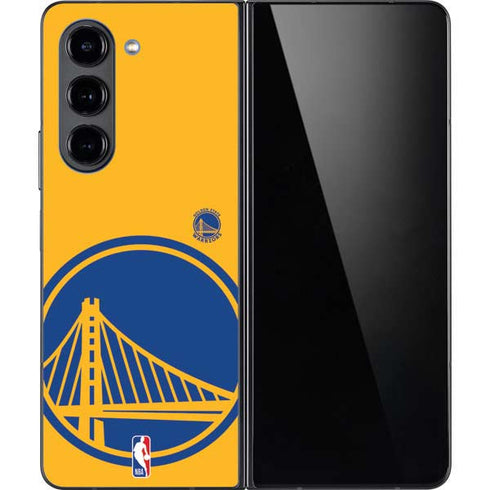 NBA Golden State Warriors Large Logo Galaxy Z Fold5 5G Skin
