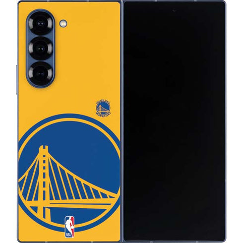 NBA Golden State Warriors Large Logo Galaxy Z Fold6 Skin