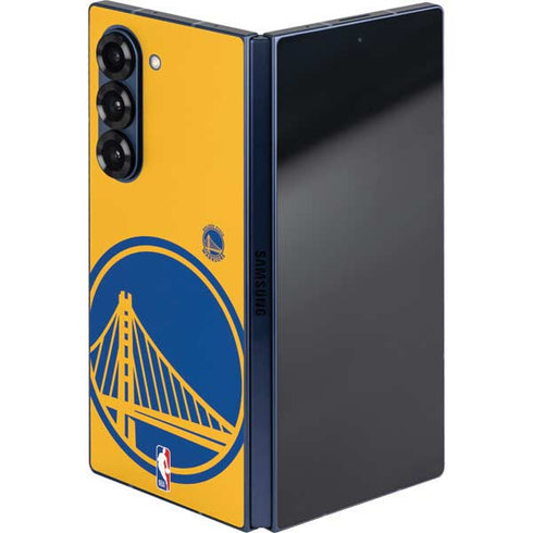 NBA Golden State Warriors Large Logo Galaxy Z Fold6 Skin