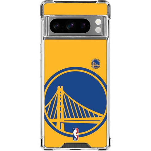 NBA Golden State Warriors Large Logo Google Pixel 8 Pro Clear Case