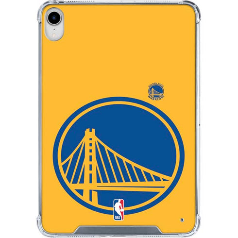 NBA Golden State Warriors Large Logo iPad 11th Gen (2025) Clear Case