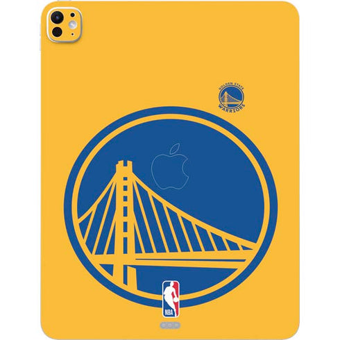 NBA Golden State Warriors Large Logo iPad Pro 13in M4 (2024) Skin