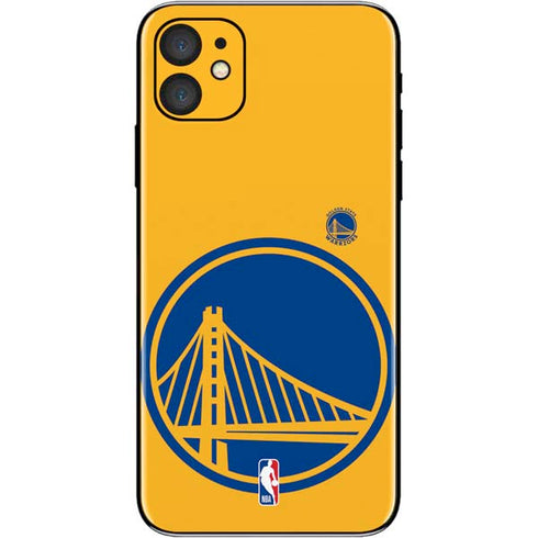 NBA Golden State Warriors Large Logo iPhone 11 Skin