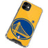 NBA Golden State Warriors Large Logo iPhone 12 Clear Case