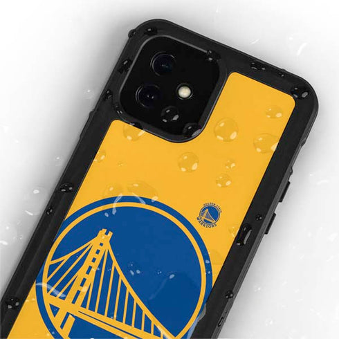 NBA Golden State Warriors Large Logo iPhone 12 Mini Waterproof Case