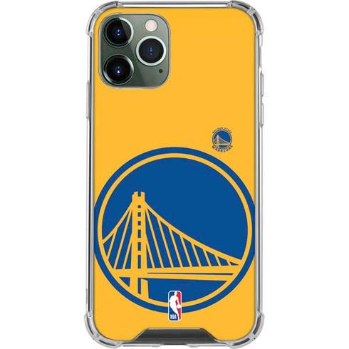 NBA Golden State Warriors Large Logo iPhone 12 Pro Max Clear Case