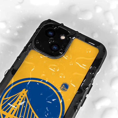 NBA Golden State Warriors Large Logo iPhone 13 Mini Waterproof Case