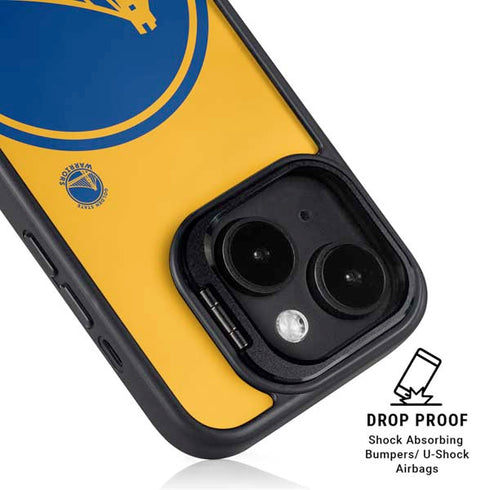 NBA Golden State Warriors Large Logo iPhone 14 Plus Kickstand Case