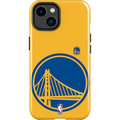 NBA Golden State Warriors Large Logo iPhone 15 Impact Case
