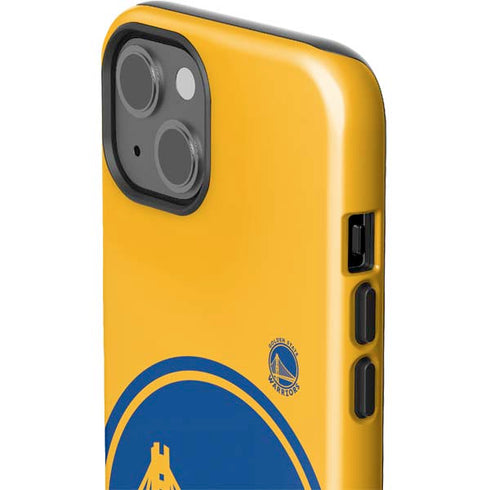 NBA Golden State Warriors Large Logo iPhone 15 Impact Case