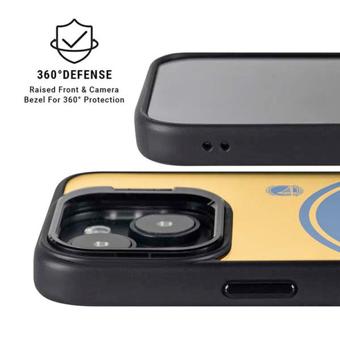 NBA Golden State Warriors Large Logo iPhone 15 Kickstand Case