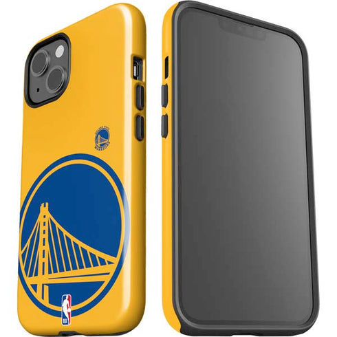 NBA Golden State Warriors Large Logo iPhone 15 Plus Impact Case