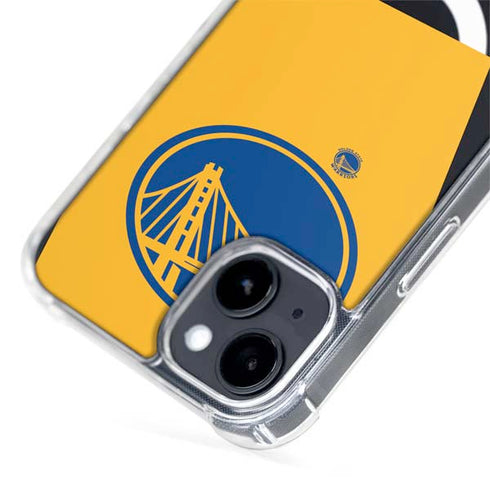 NBA Golden State Warriors Large Logo iPhone 15 Plus MagSafe Case