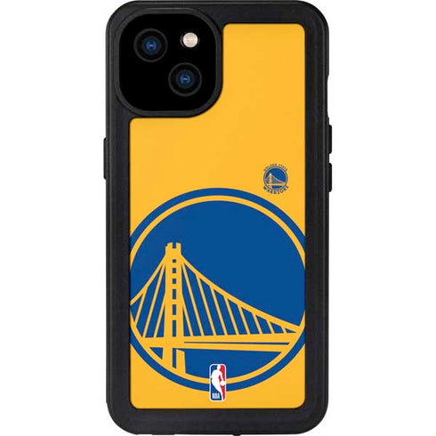 NBA Golden State Warriors Large Logo iPhone 15 Plus Waterproof Case