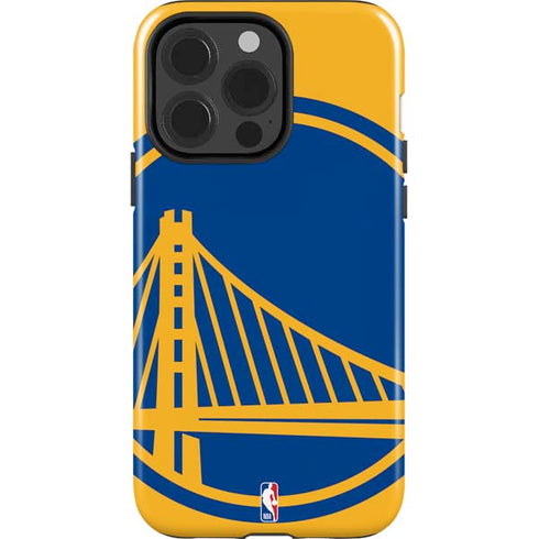 NBA Golden State Warriors Large Logo iPhone 15 Pro Impact Case