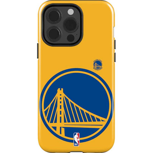 NBA Golden State Warriors Large Logo iPhone 15 Pro Impact Case