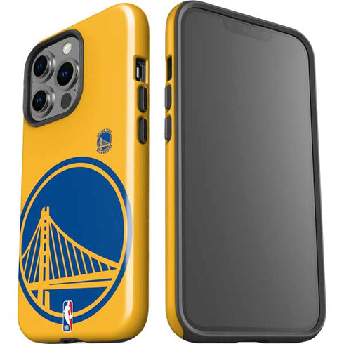 NBA Golden State Warriors Large Logo iPhone 15 Pro Impact Case