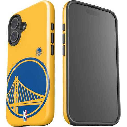 NBA Golden State Warriors Large Logo iPhone 16 Impact Case
