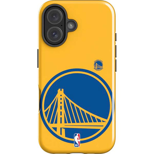 NBA Golden State Warriors Large Logo iPhone 16 Plus Impact Case