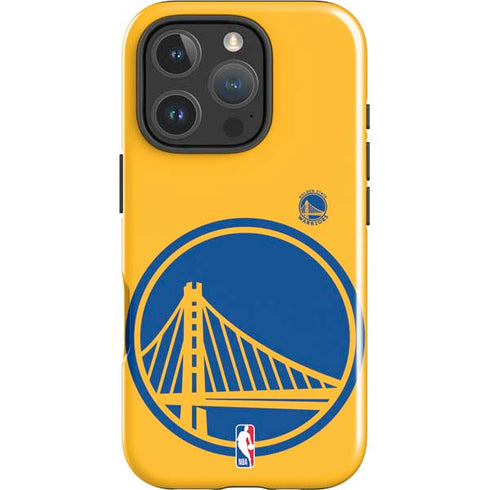 NBA Golden State Warriors Large Logo iPhone 16 Pro Impact Case