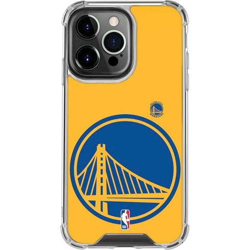 NBA Golden State Warriors Large Logo iPhone 16 Pro Max Clear Case