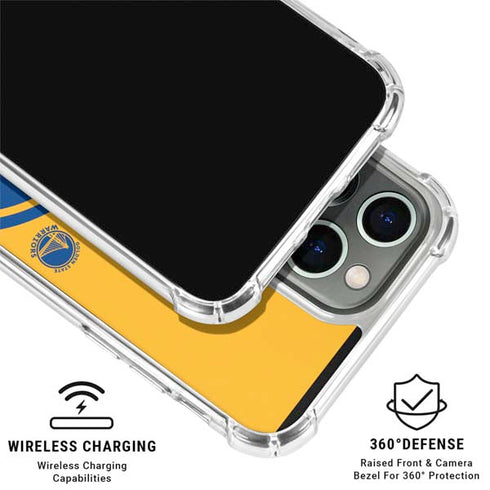 NBA Golden State Warriors Large Logo iPhone 16 Pro Max Clear Case