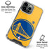 NBA Golden State Warriors Large Logo iPhone 16 Pro Max Clear Case