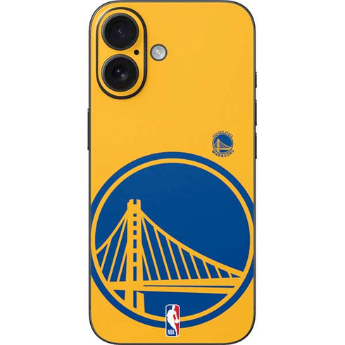 NBA Golden State Warriors Large Logo iPhone 16 Skin