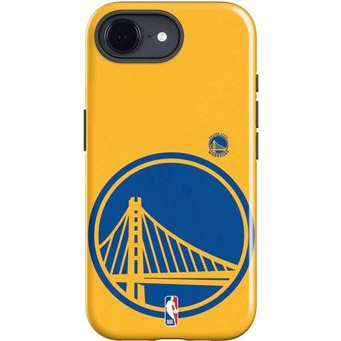 NBA Golden State Warriors Large Logo iPhone 16e Impact Case