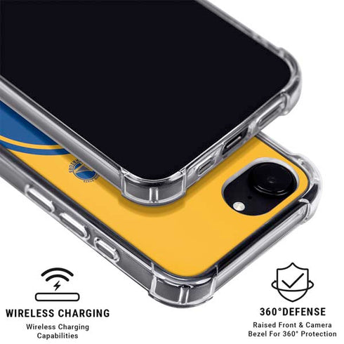 NBA Golden State Warriors Large Logo iPhone 16e MagSafe Case