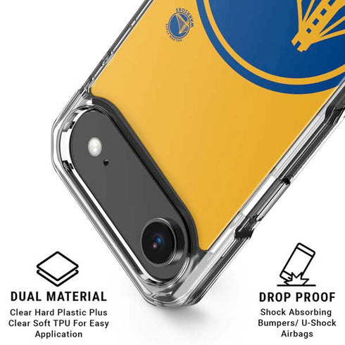 NBA Golden State Warriors Large Logo iPhone 17 Air Clear Case