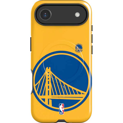 NBA Golden State Warriors Large Logo iPhone 17 Air Magsafe Impact Case