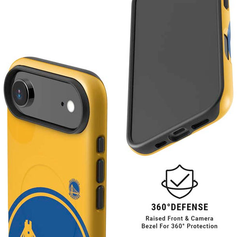 NBA Golden State Warriors Large Logo iPhone 17 Air Magsafe Impact Case