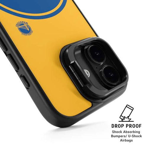 NBA Golden State Warriors Large Logo iPhone 17 Kickstand Case