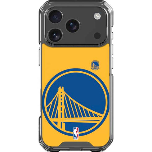 NBA Golden State Warriors Large Logo iPhone 17 Pro Clear Case