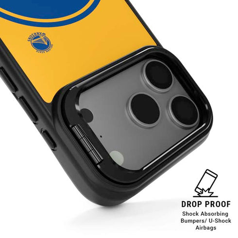 NBA Golden State Warriors Large Logo iPhone 17 Pro Max Kickstand Case