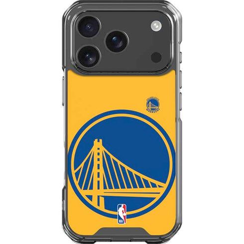 NBA Golden State Warriors Large Logo iPhone 18 Pro Clear Case