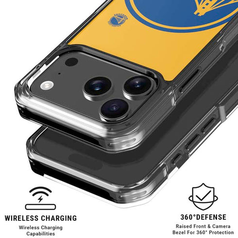 NBA Golden State Warriors Large Logo iPhone 18 Pro Clear Case