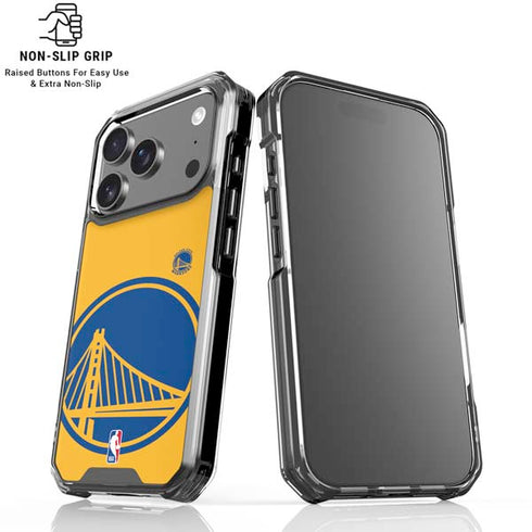 NBA Golden State Warriors Large Logo iPhone 18 Pro Clear Case